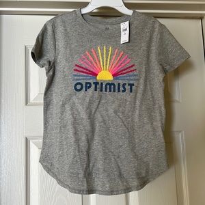 NWT Gap Kids Optimist T Shirt